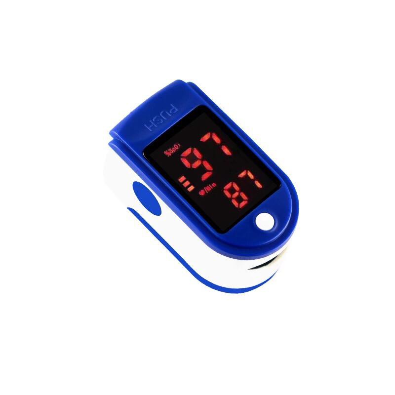 Oximeter oxymeter fingertip pulse LCD alat pengukur oxygen dan detak jantung