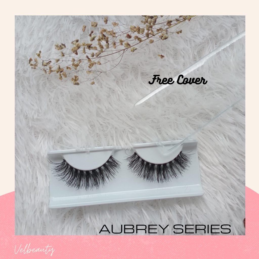 [BISA COD] BULUMATA 3 DIMENSI AUBREY SERIES LEMBUT 3D EYELASH