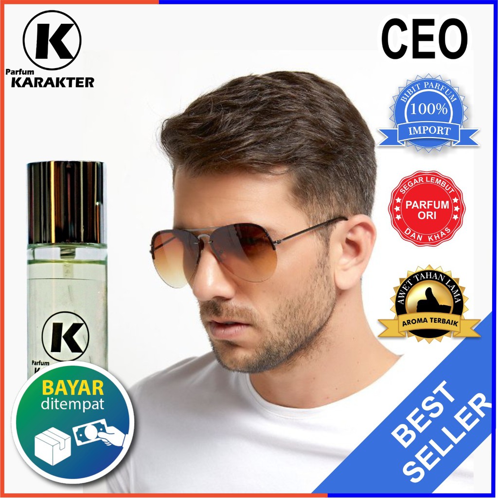 Bisa Cod | Parfum Cowok Ceo  Bibit Parfum Import Wangi &amp; Tahan Lama  Kemasan 30ml