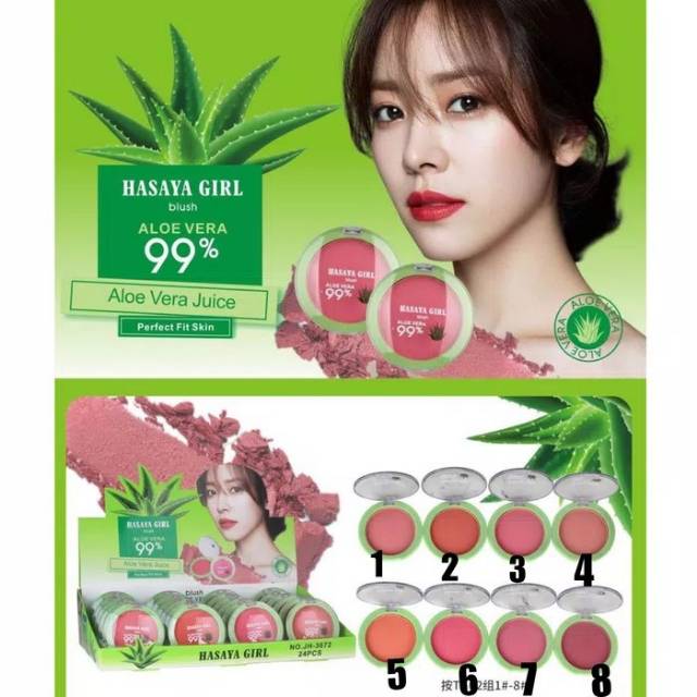 BLUSH.ON ALOE VERA ISI.1 / TANPA KUAS