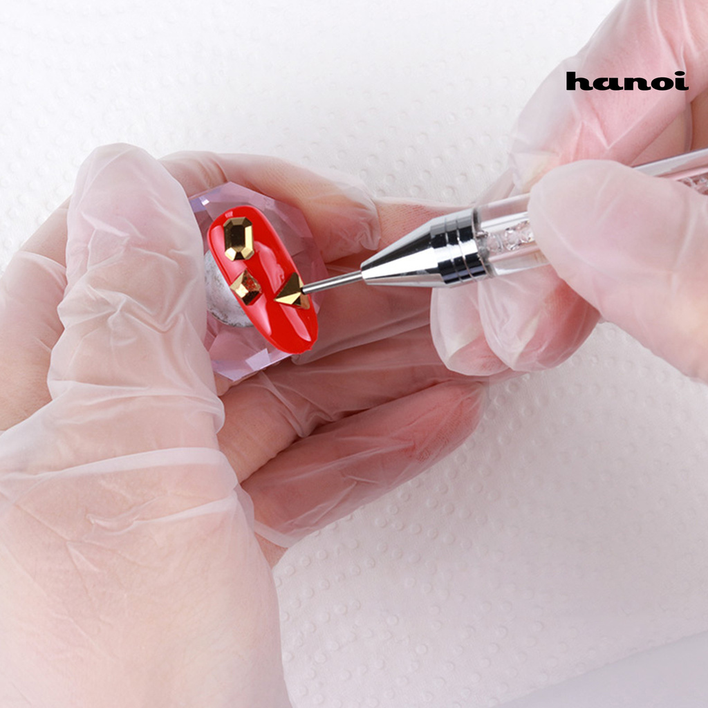 Pena Bor Doting Kepala Ganda Bahan Akrilik Untuk Dekorasi Manicure