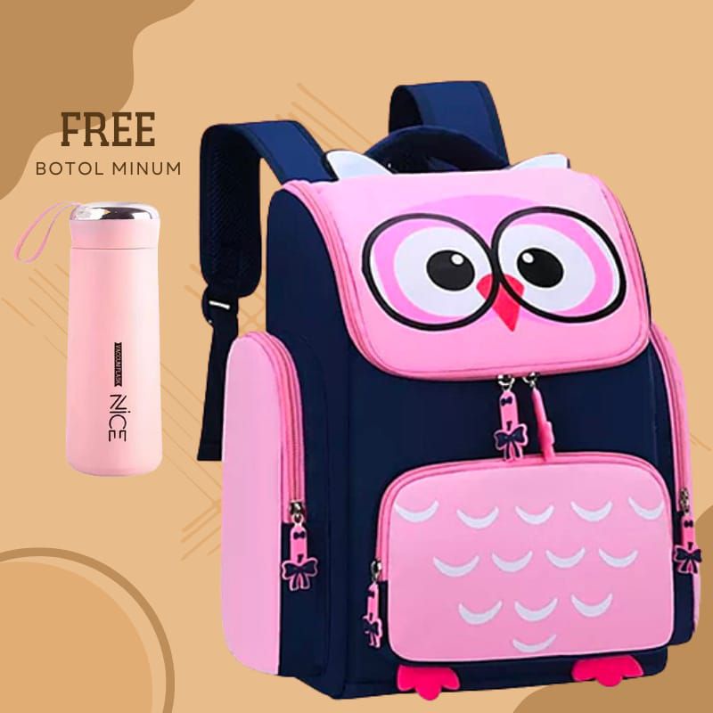 Jual Tas Ransel Anak Sekolah Karakter Fashion OWL Ransel Anak Cewek ...