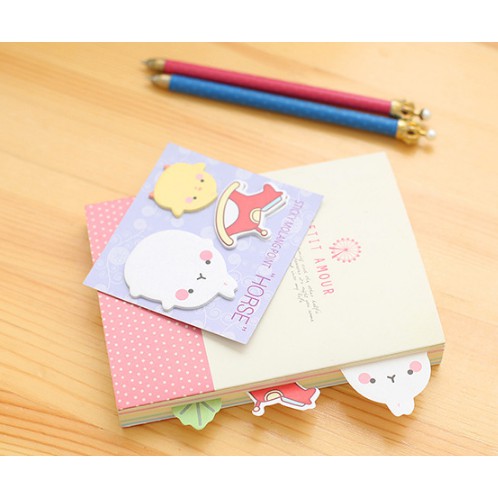

Memo stick it sticky notes post it motif kuda daun kue lucu - KSY075 - Daun