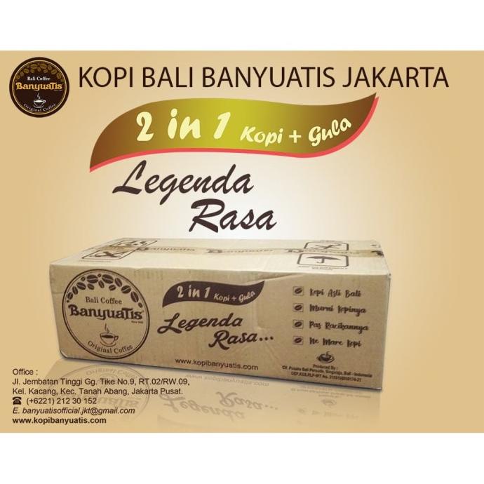 

Kopi Banyuatis 2 In 1 Satu Dus| Isi 10 Renceng (100Pack 23Gr)