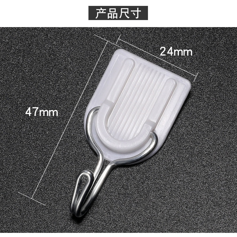 Gantungan Tempel Hook kait Multifungsi Isi 6 Gantungan Dinding Kamar Mandi Dapur Hanger wall
