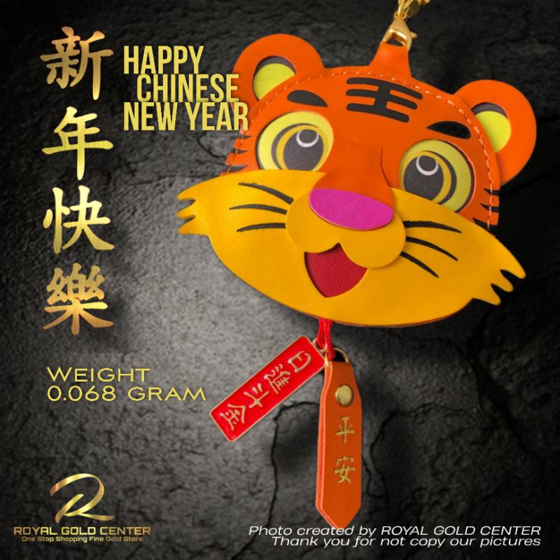 Angpao Imlek Shio Macan Emas Logam Mulia