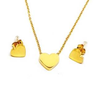 Set Perhiasan Titanium Love ANTI KARAT SELAMANYA PGM PT44