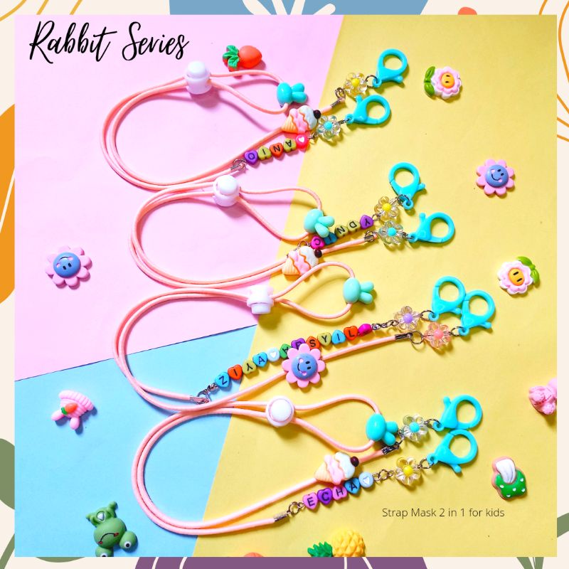 strap mask nama anak