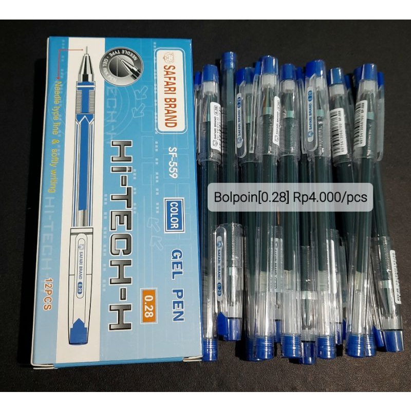 

Bolpoin Hi-Tech 0.28 Biru