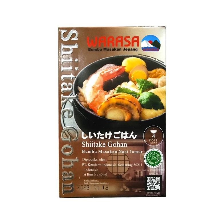 

Warasa Shiitake Gohan Bumbu Masakan Nasi Jamur 50 Gr (3 Pcs)