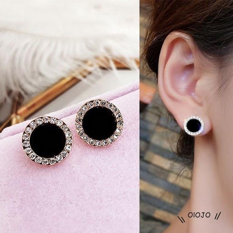 Anting Tusuk / Stud Bentuk Daun Clover Bahan Silver 925