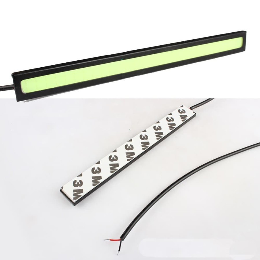 Lampu LED Strip Biru Waterproof DC12V COB 17cm 2PCS LDJJ2868-D - White