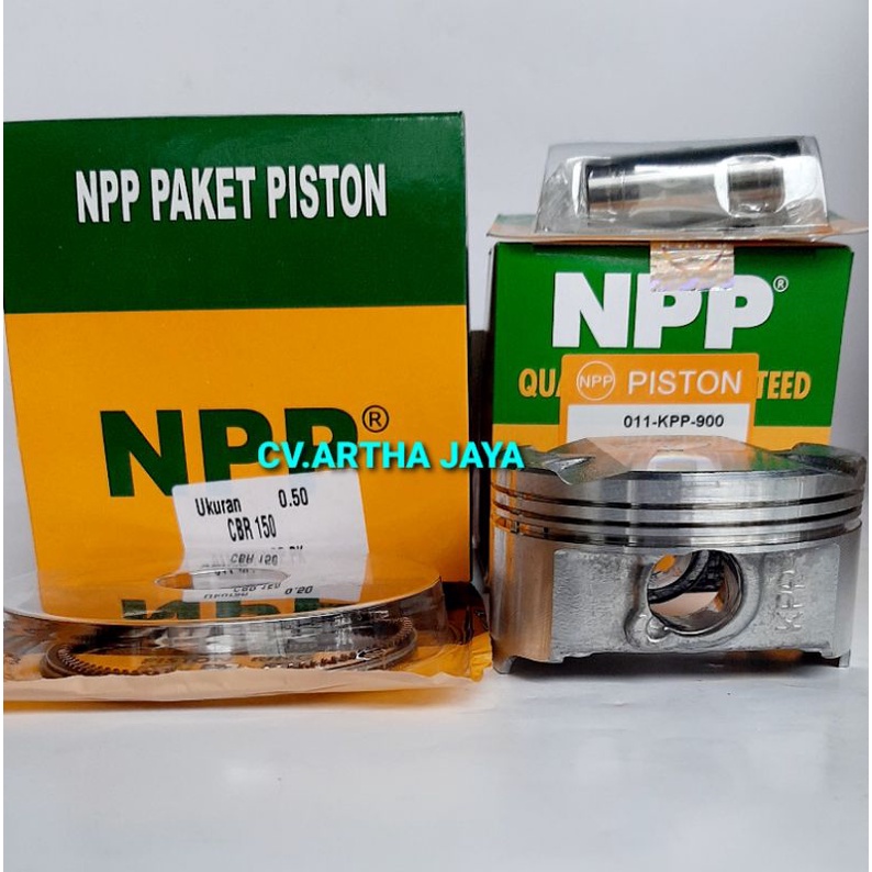 PISTON KIT NPP HONDA CBR / CBR150 / CBR 150 / CB 150 R ( STD / 025 / 050 / 075 / 100 / 125 / 150 / 1