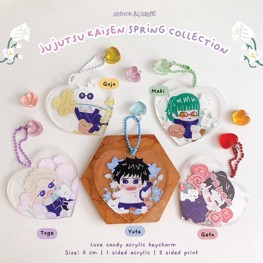 JUJUTSU KAISEN LOVE CANDY KEYCHARM - Spring Collection