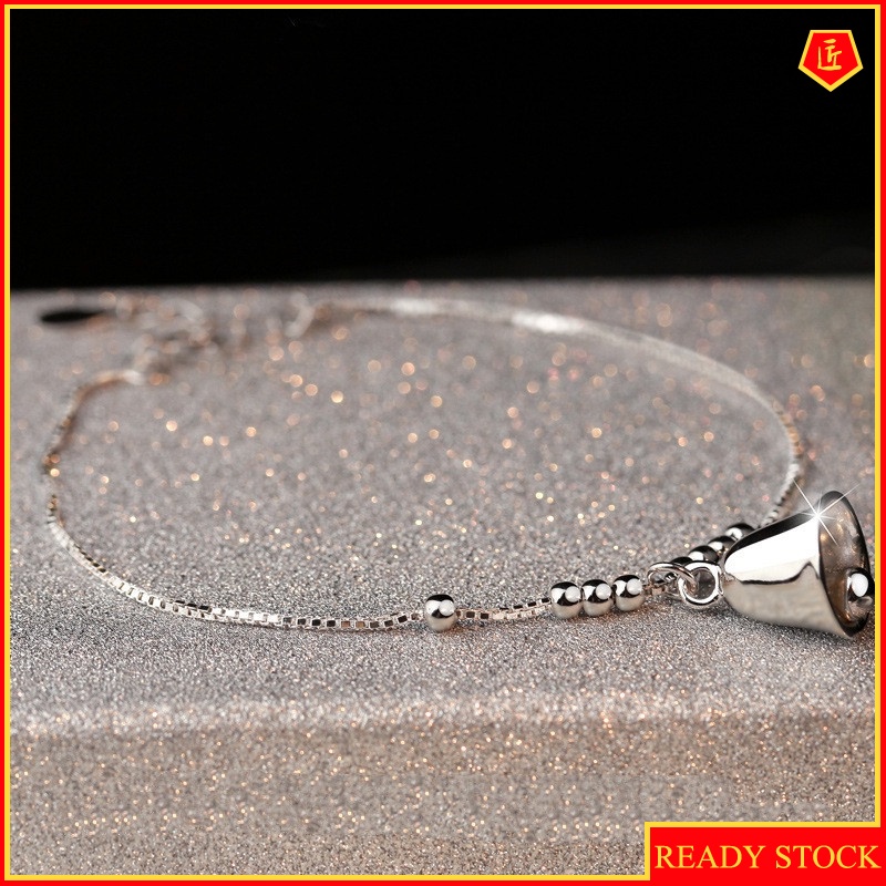 [Ready Stock]Fashion Silver Bell Bracelet