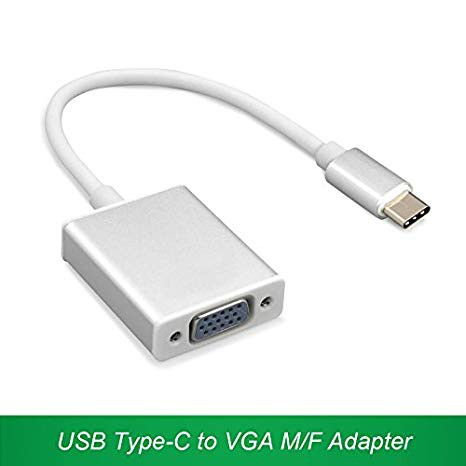 CABLE TYPE C TO VGA FEMALE SILVER