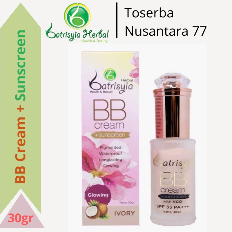 Batrisyia BB Cream Sunscreen Glowing Ivory 30ml