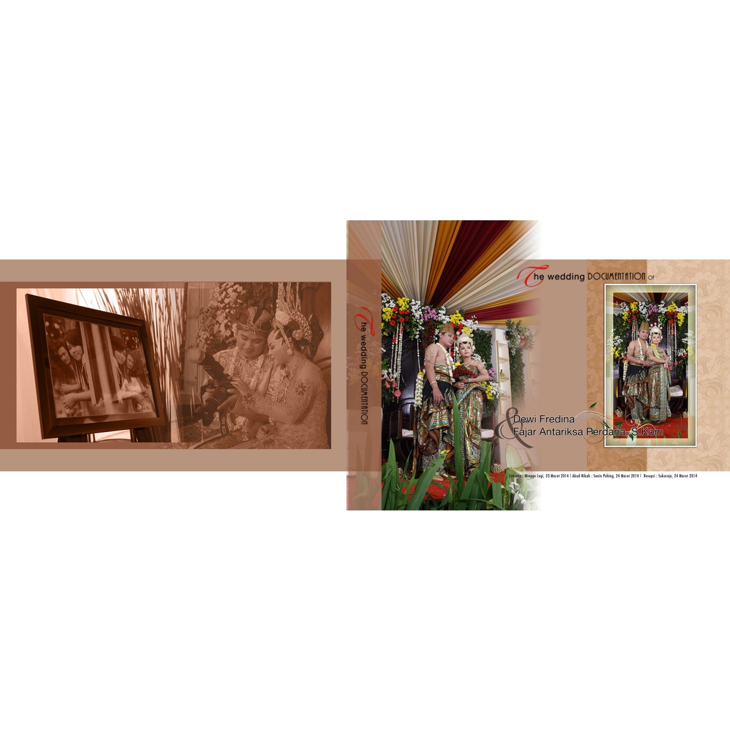 Template Album Kolase Wedding Pernikahan Photobook Collage Psd Photoshop