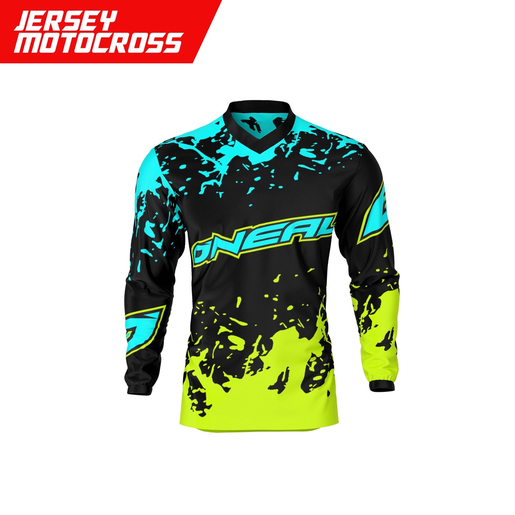 JERSEY RACING MOTOR CROSS LONG SLEEVE MOTOCROSS LENGAN PANJANG SERIES 9