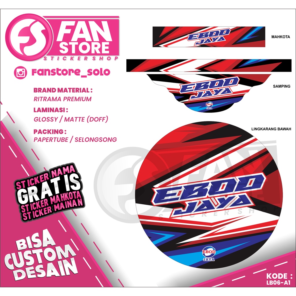 Decal Stiker Sangkar Lovebird Tebok Love Bird Decal Sangkar Burung Custom Desain