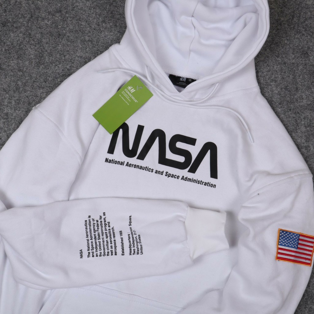 Jaket Sweater Hoodie NASA SPACE ADMINISTRATION – Edition Trendy Casual Unisex Good Brand Quality Sty