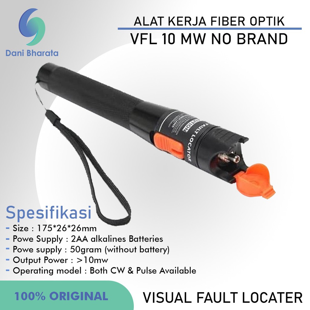 Visual Fault Locater VFL 10Mw Fiber Optik Senter Laser Fiber Optic VFL 10Mw