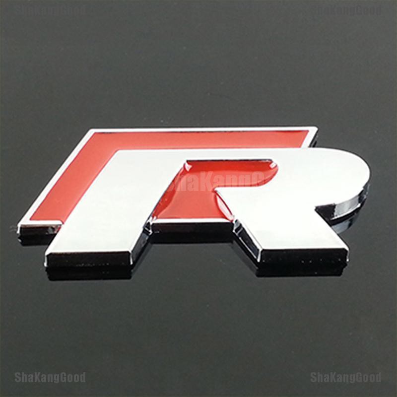 Stiker Emblem Fad shakang rline R Line Bahan Metal untuk Mobil VW Golf