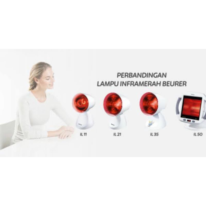 Lampu terapi infra red beurer