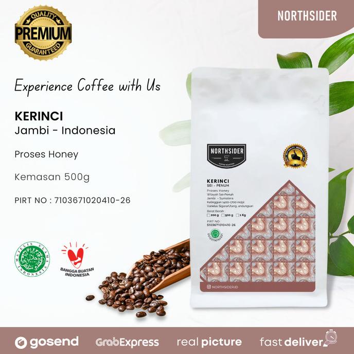

[ COD ] BIJI KOPI ARABIKA KERINCI MT HONEY - 500GR NORTHSIDER COFFEE PROMO Kode 545