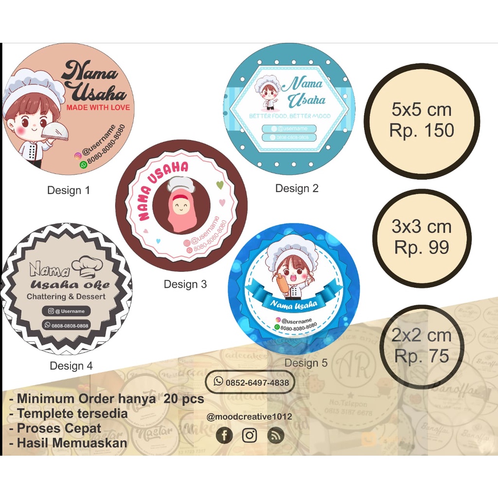 

Stiker Kemasan