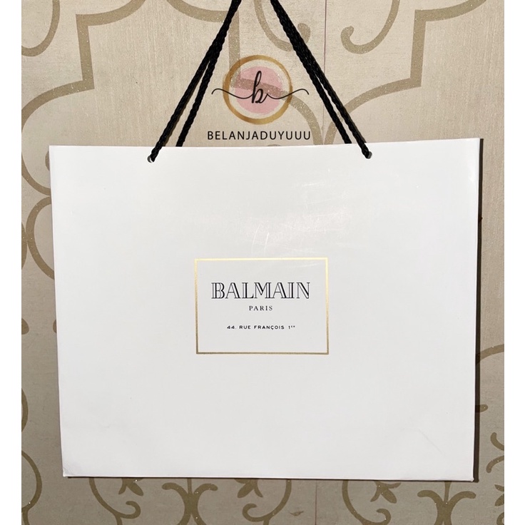 Paper Bag BALMAIN Pembungkus Kado