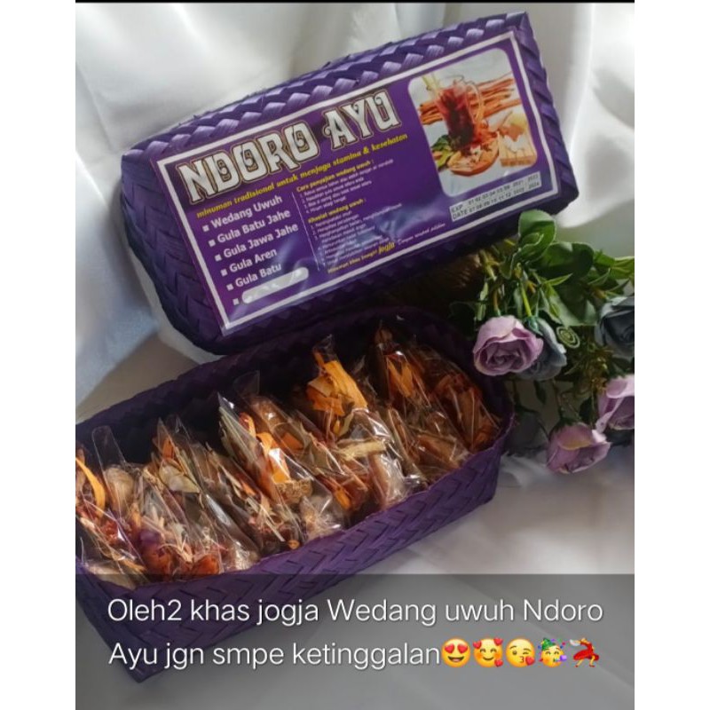 

hamper wedang Uwuh Ndoro Ayu asli jogja ori 6 Rempah gula jawa jahe