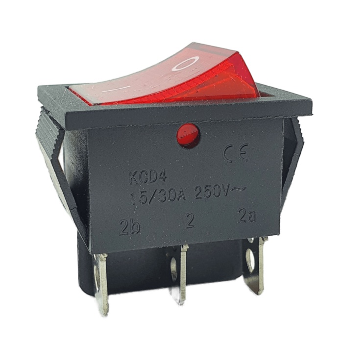 Saklar Besar 6 pin On Off Tombol Rocker Lampu 2 Posisi KCD4 Power Switch 6pin