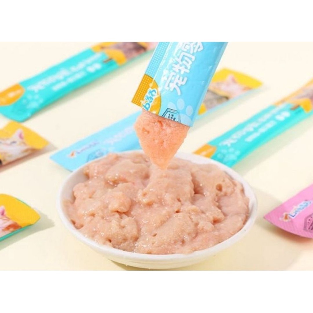 Snack kucing Adult Kitten Cream Basah Hewan Setara Meo Creamy Makanan Hewan Vitamin SOPO KALAA FEFARM