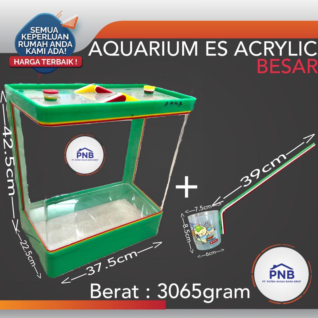 Aquarium Es Kelapa Besar|Aquarium Es Buah|Box Es Kelapa (GOJEK)