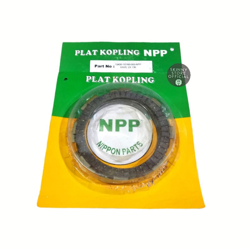 NPP Plat kampas kopling motor Kawasaki Kaze ZX 130 | Kain pelat ZX130 KazeZX130 KazeZX