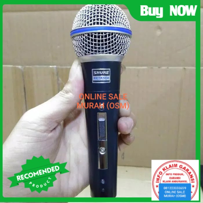 Shure legendary koper Mic kabel Microphone cable karaoke vocal audio sound mik pengeras suara pro profesional vokal mikrophone dynamic legendaris LGT  Bahan dari besi 1 mic shure beta 58 koper 4-6 meter kabel mic Suara bagus jernih dan empuk Sangat cocok