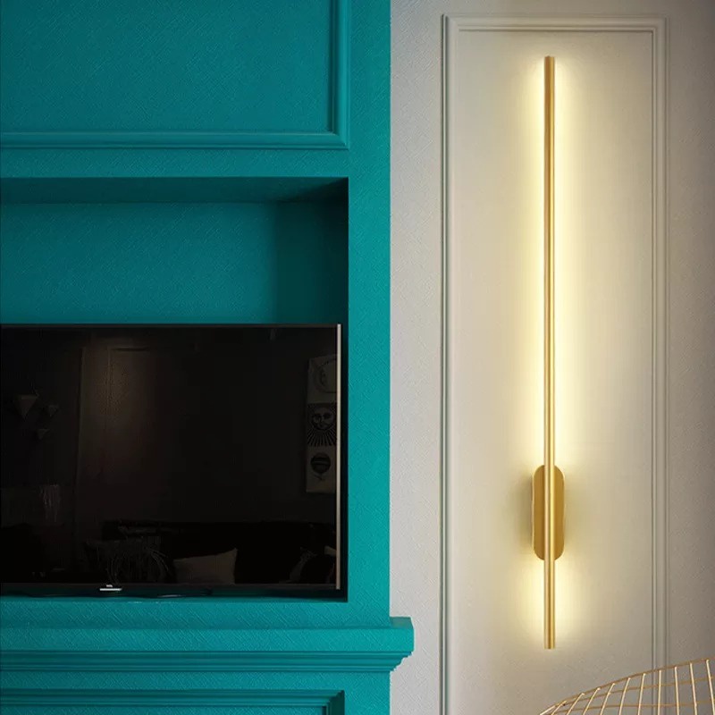 Lampu Dinding Hias Mewah Premium Matchstick Sconce Wall Lamp Black Gold