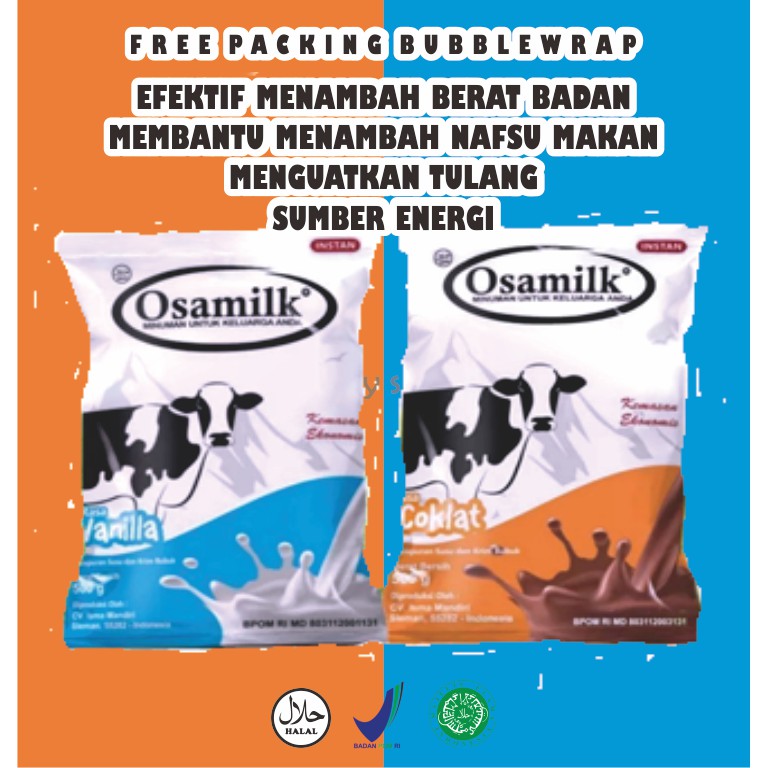 

[PROMO] OSAMILK SUSU GEMUK BADAN 100% AMPUH PENGGEMUK BADAN PENAMBAH BERAT BADAN