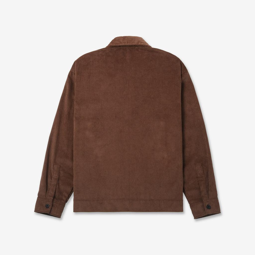 ARHOLMA STUDIOS - CORDUROY ZIP JACKET 'HIRAETH' BROWN