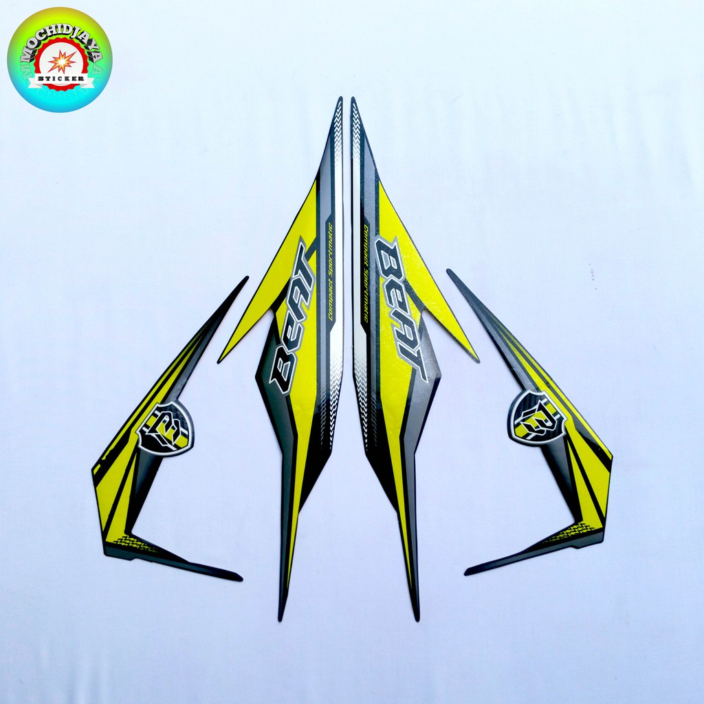 STRIPING BEAT CBS 2019 WARNA HITAM KUNING STRIPINGBEAT TERLARIS STANDART TERBAIK