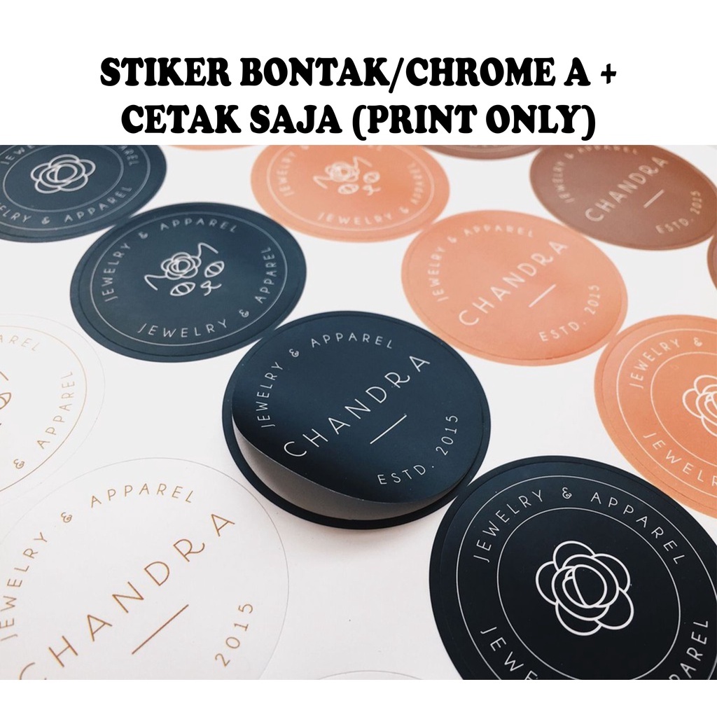 

Cetak Stiker Chromo A3+ / Cetak Stiker Bontak A3+ (Print Only)