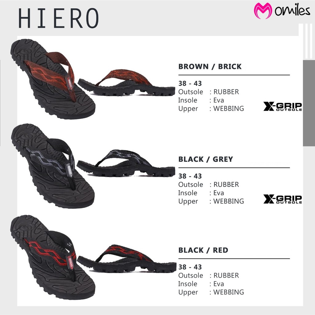 SANDAL OMILES Sandal Jepit OMILES Sandal HIERO