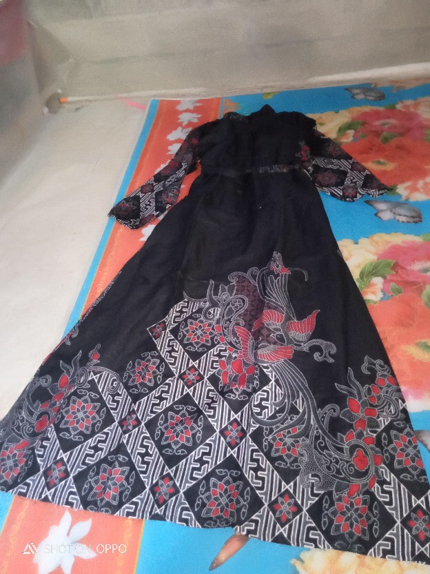 Ms Gamis Batik Sriwedari Maxi Bumil/busui Katun Sogan Allsize & Jumbo