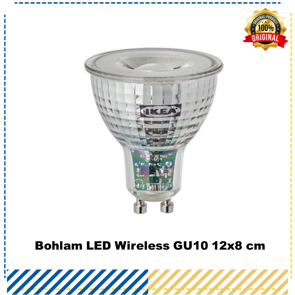 Bohlam LED Wireless TRDFRI GU10 600 lmen, putih hangat, Original