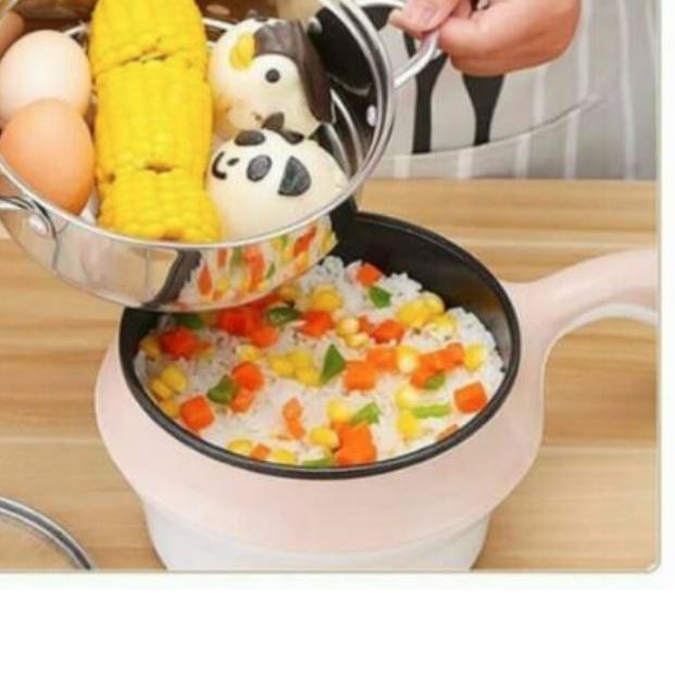 ✈ Panci Listrik Elektrik Gratis Kukusan Alat Masak Serbaguna Steam Memanaskan ☀