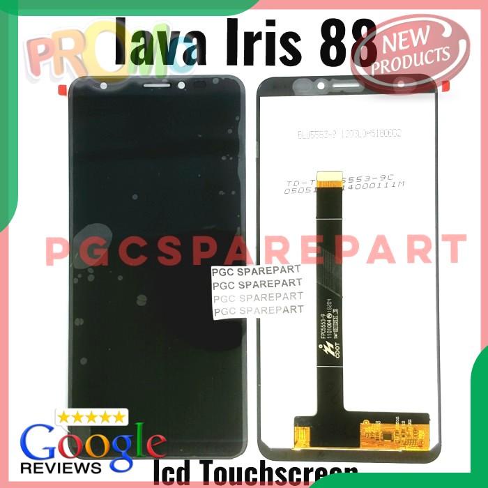 SPAREPART HP LCD TOUCHSCREEN FULLSET LAVA IRIS 88 88 TERLENGKAP