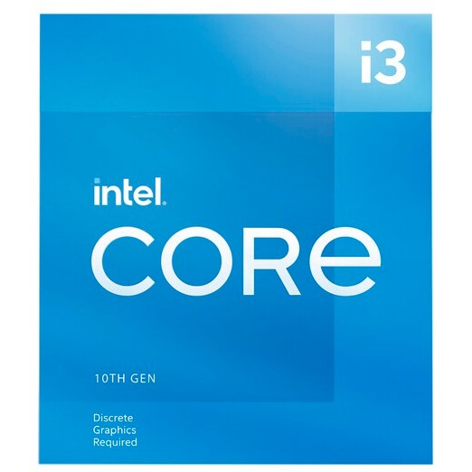 Intel Core I3 10105F BOX 3.7Ghz - 4.4Ghz - LGA 1200 CometLake GEN 10