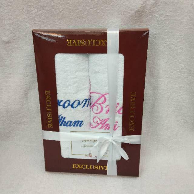 Promo Gift Box Couple 2pcs Handuk Dewasa