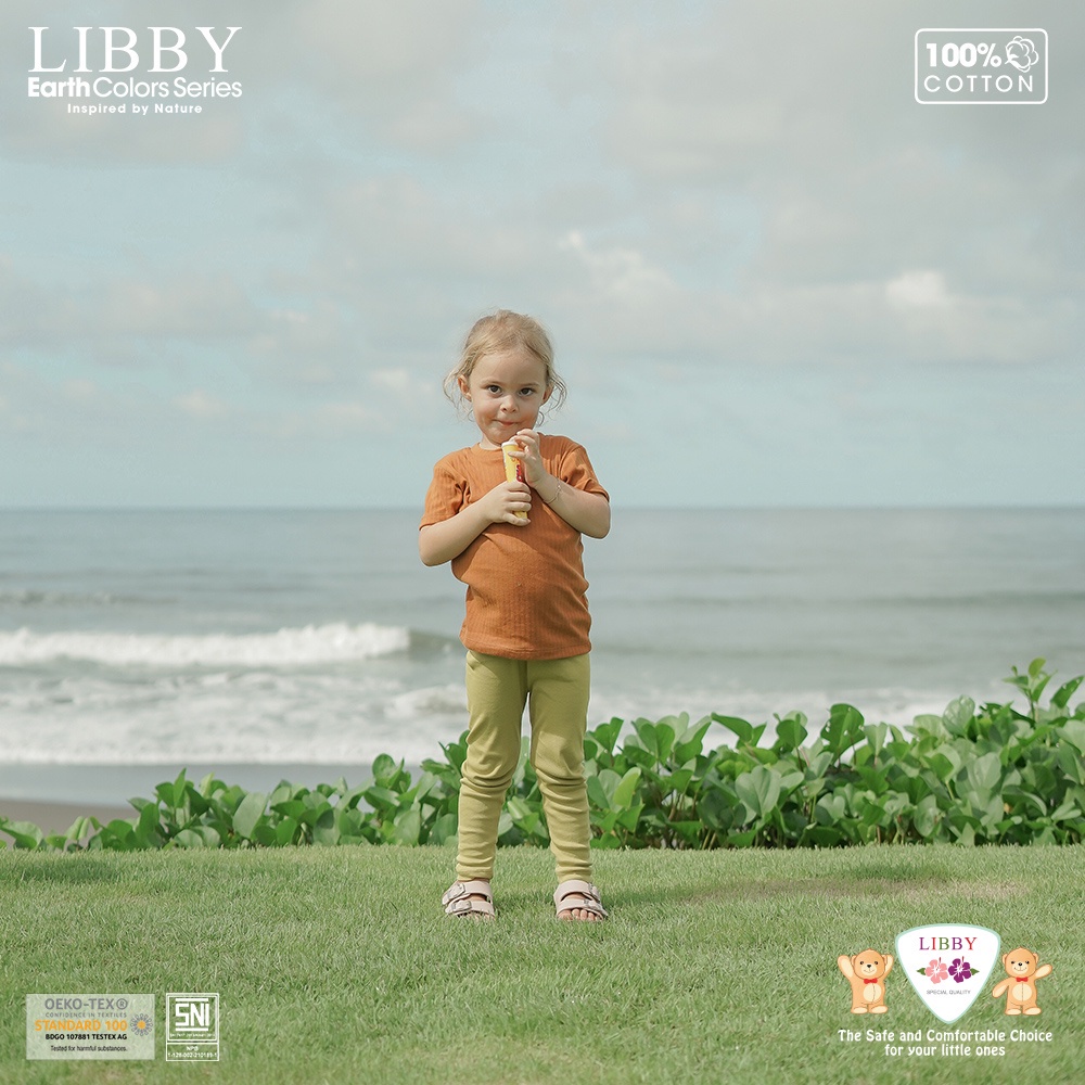 Libby Earth Color Easy Shirt (1PCS /Pack) / Baju Kaos Bayi (Tersedia varian warna dan ukuran)